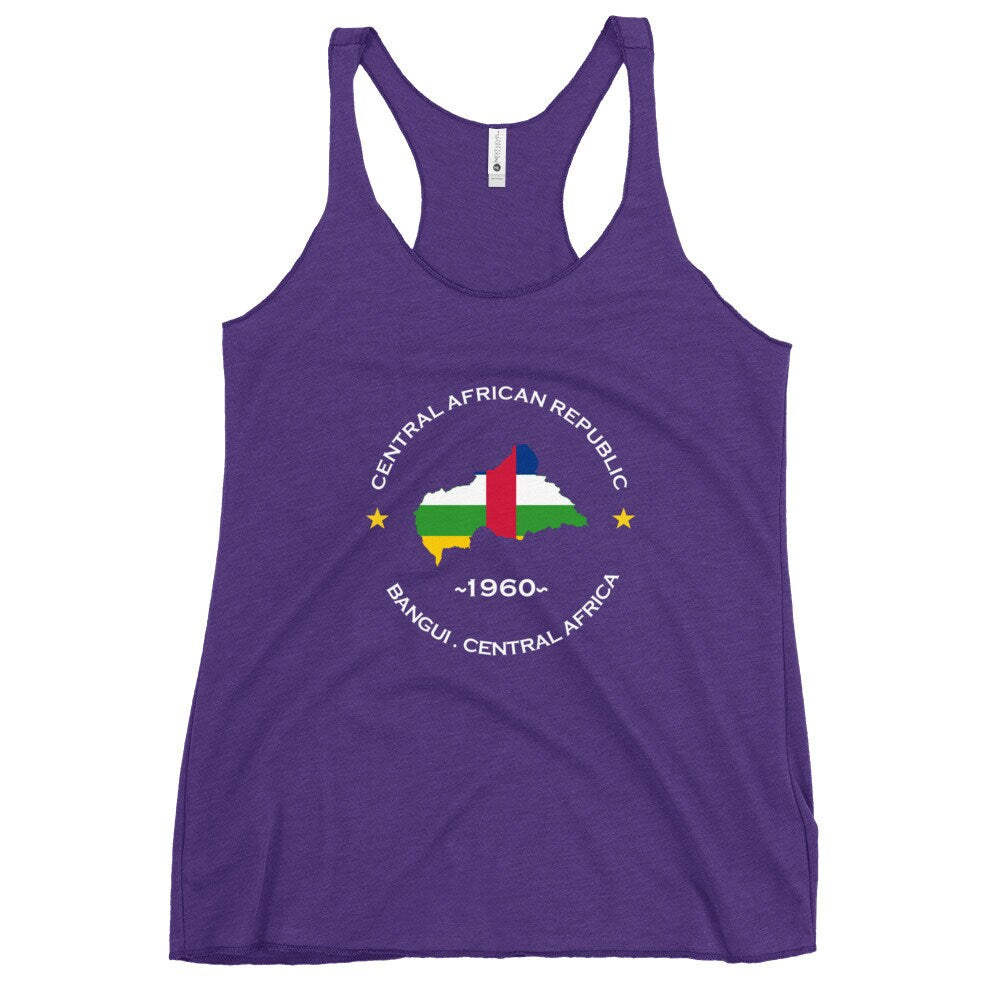 Central African Republic Women&#39;s Racerback Tank