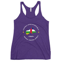 Central African Republic Women&#39;s Racerback Tank