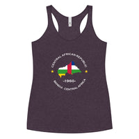 Central African Republic Women&#39;s Racerback Tank