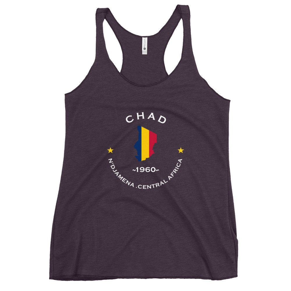 Chadian Women&#39;s Racerback Tank
