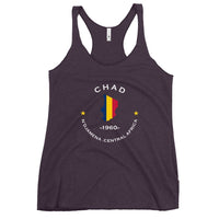 Chadian Women&#39;s Racerback Tank