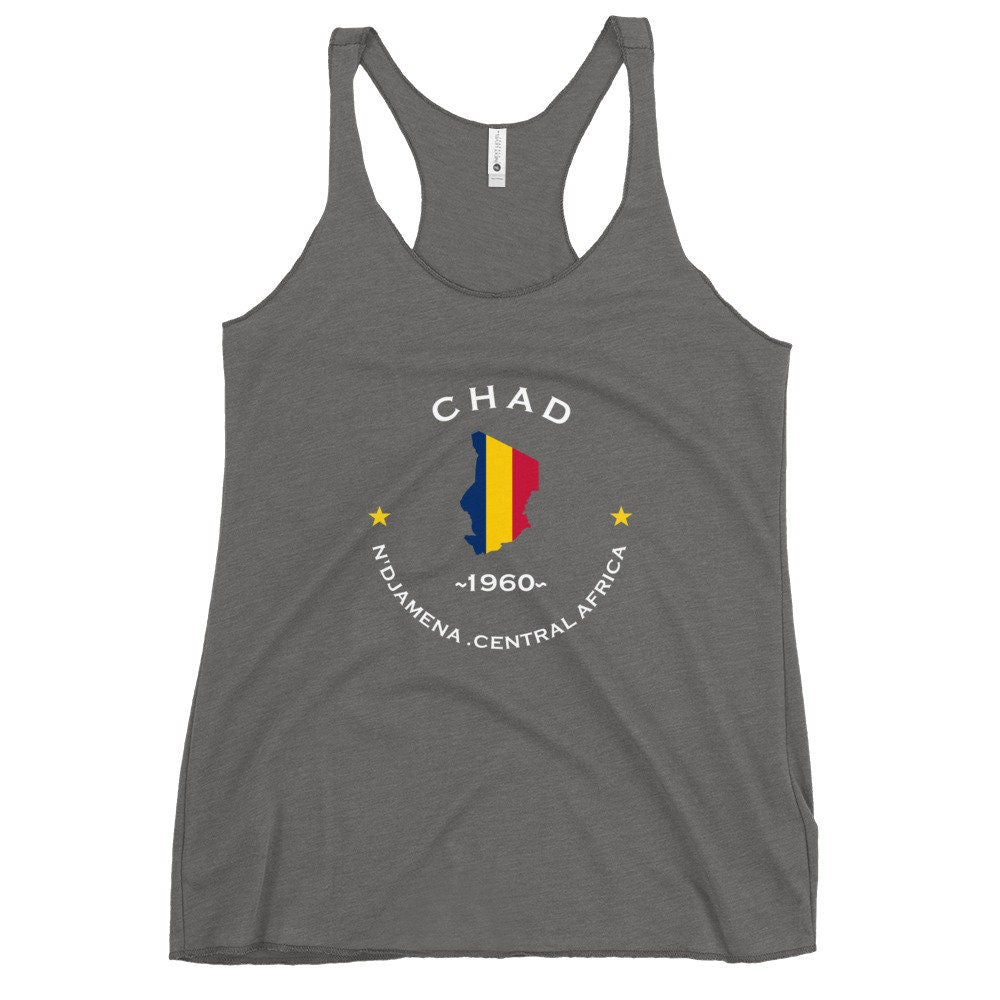 Chadian Women&#39;s Racerback Tank
