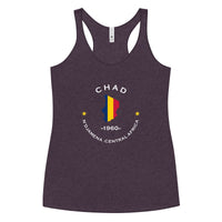 Chadian Women&#39;s Racerback Tank