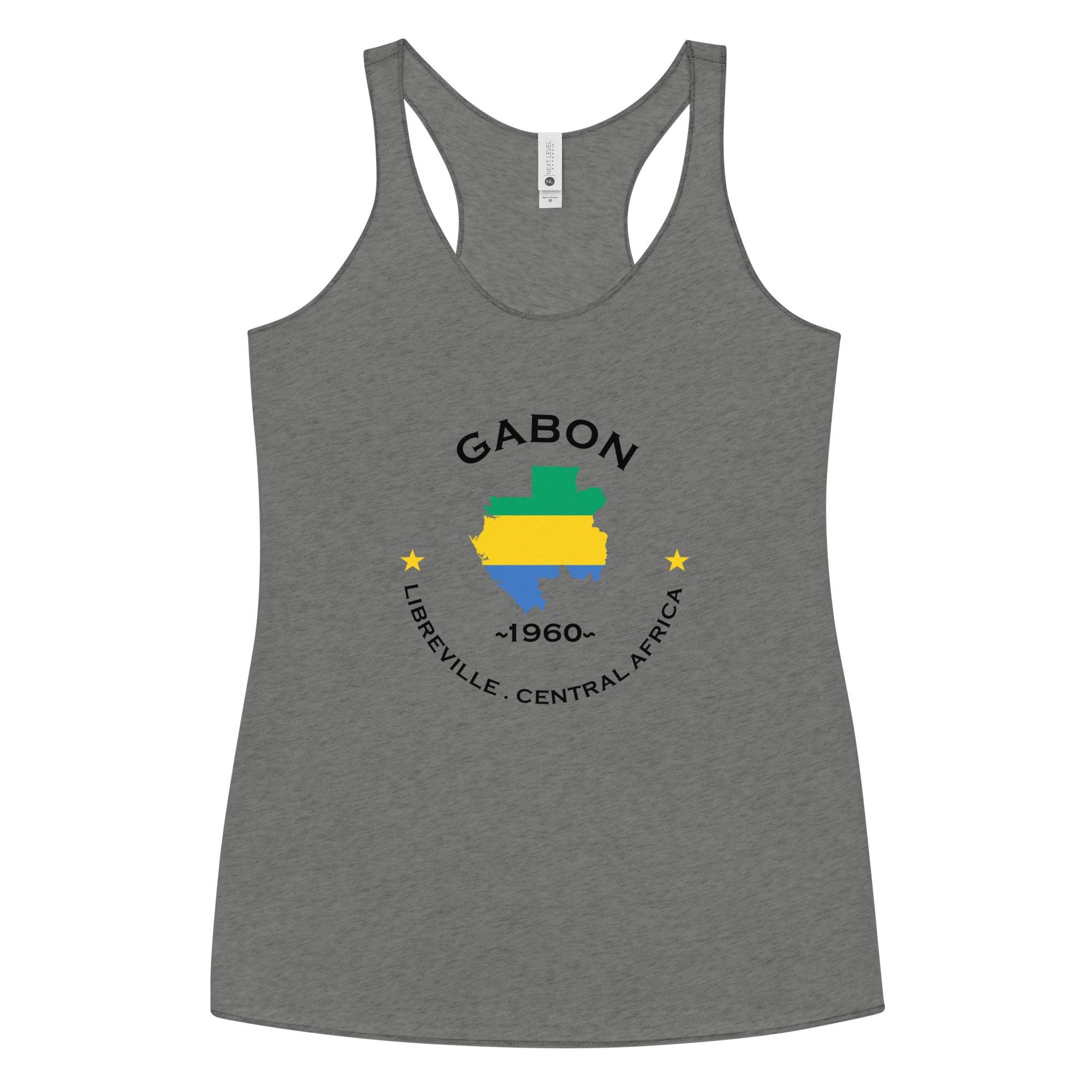 Gabonese Women&#39;s Racerback Tank