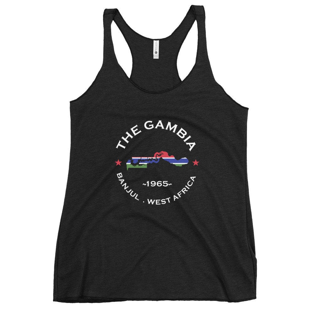 Gambian Women&#39;s Racerback Tank