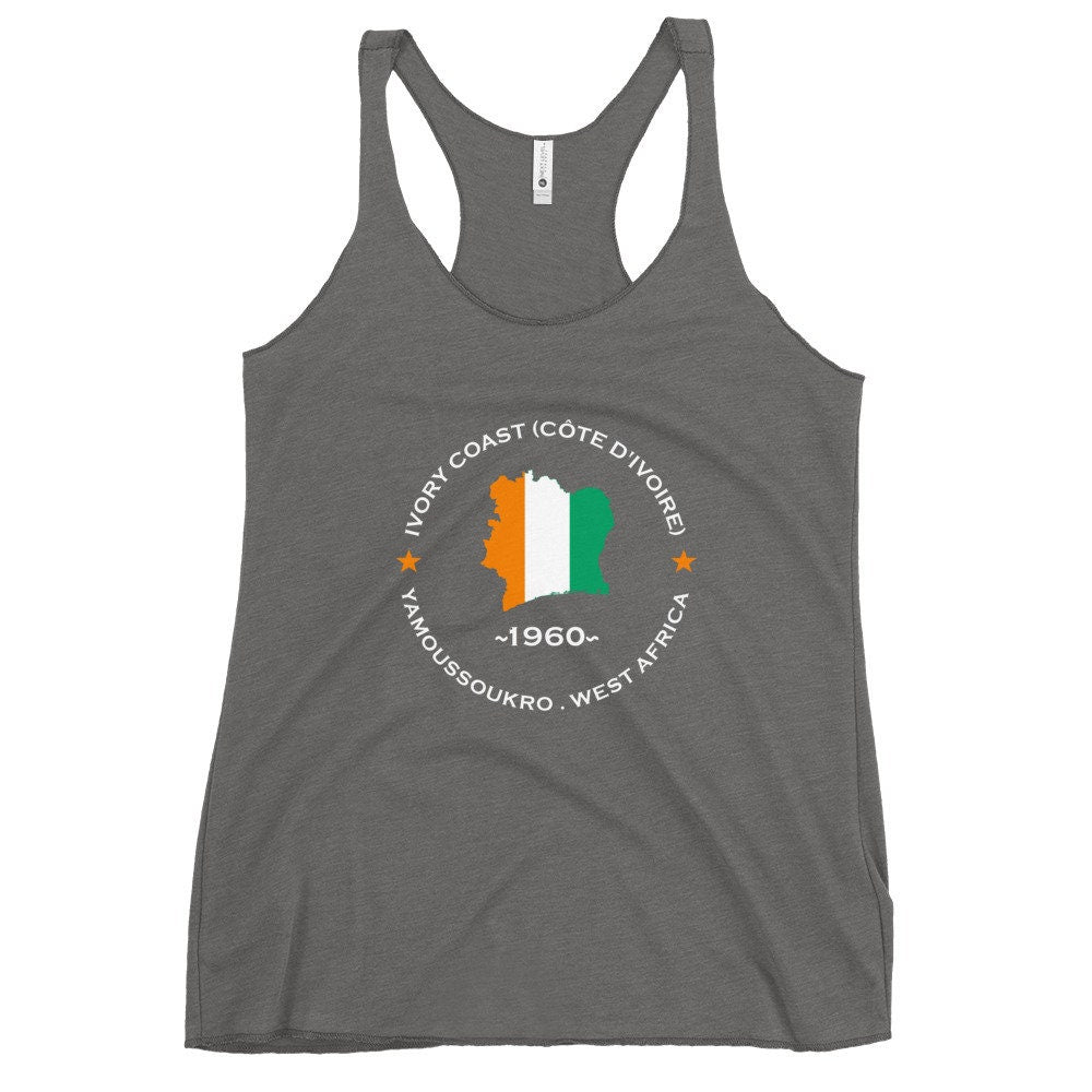 Ivory Coast (Côte d&#39;Ivoire) Women&#39;s Racerback Tank