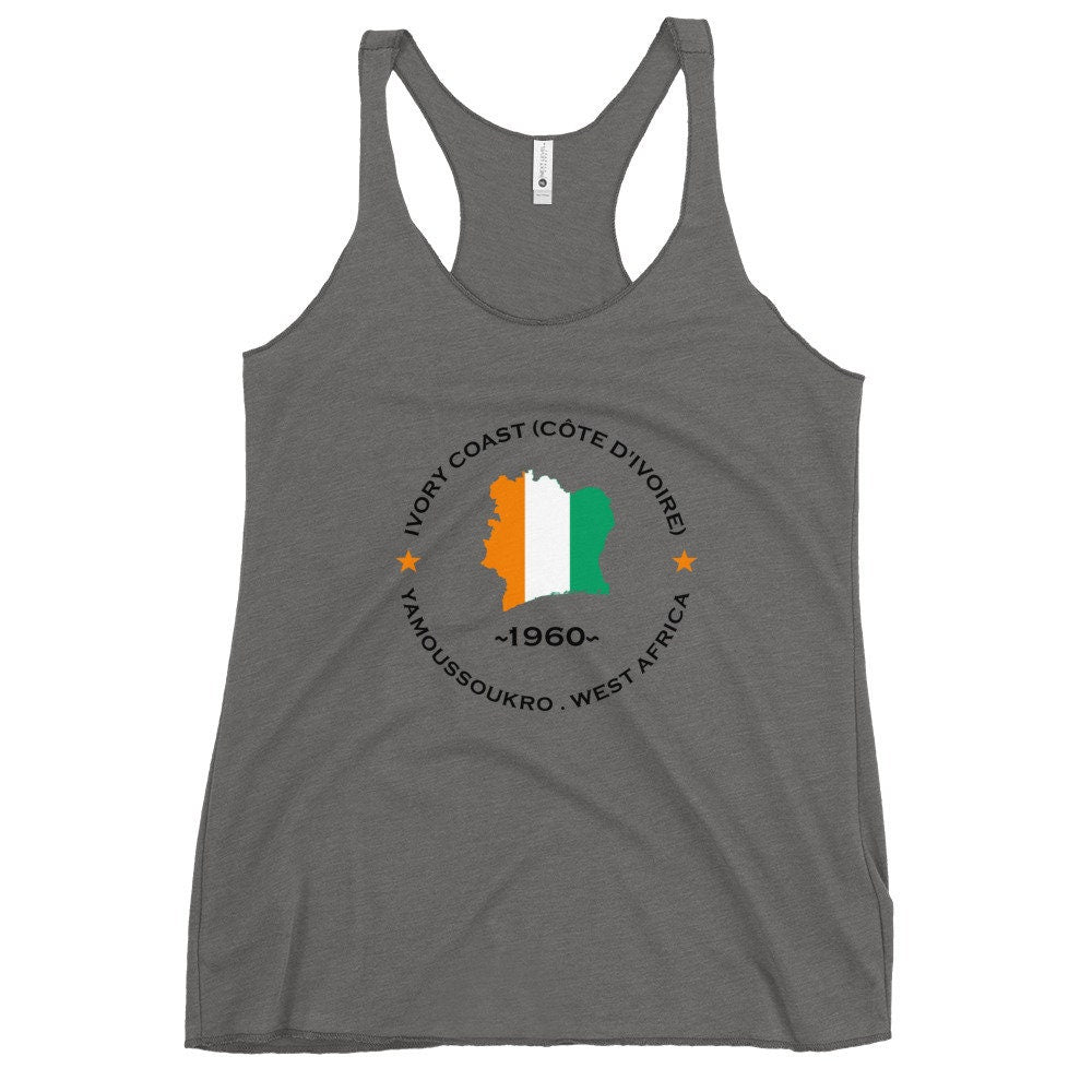 Ivory Coast (Côte d&#39;Ivoire) Women&#39;s Racerback Tank