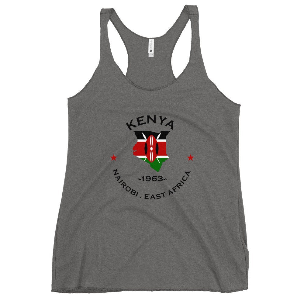 Kenyan Women&#39;s Racerback Tank