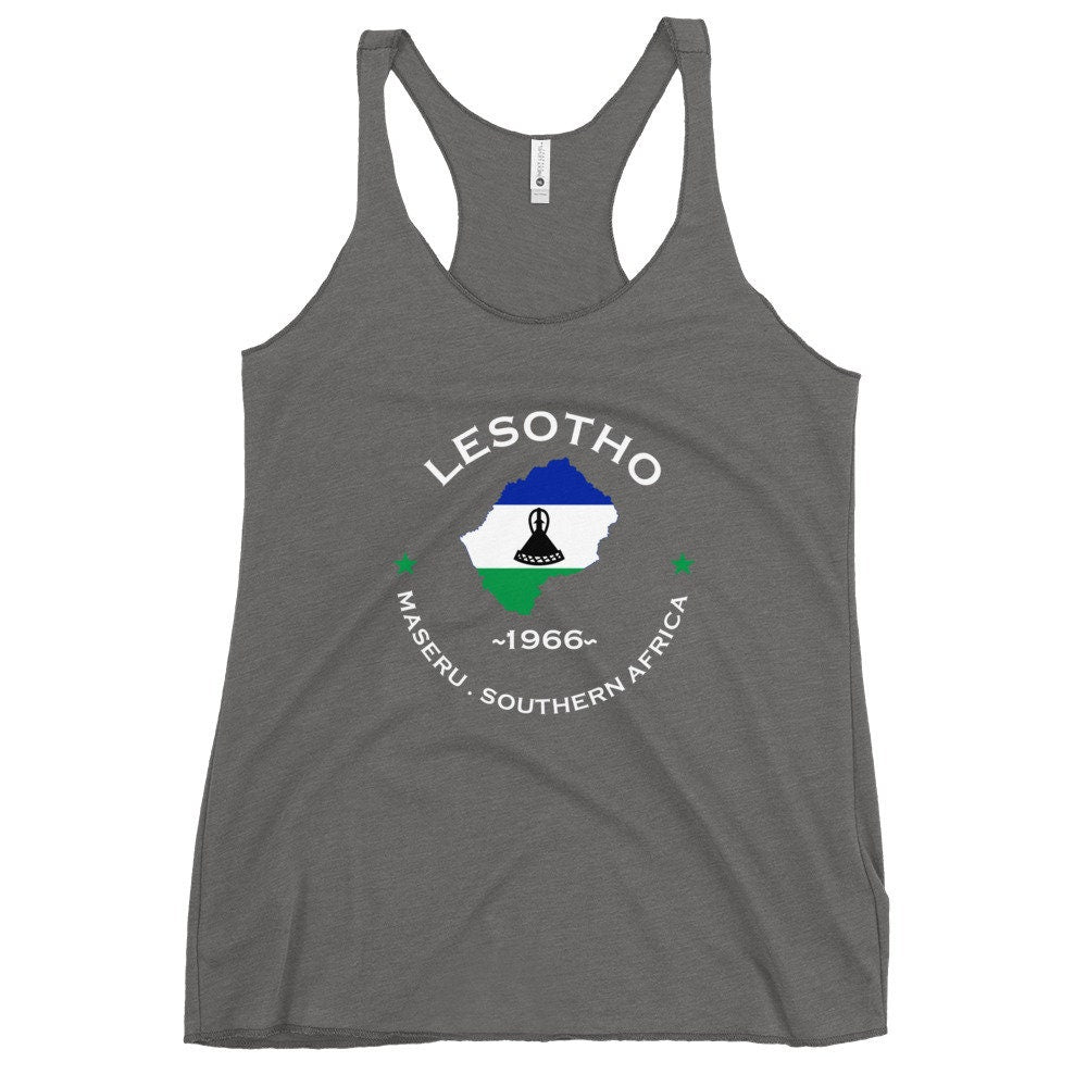 Lesotho Women&#39;s Racerback Tank