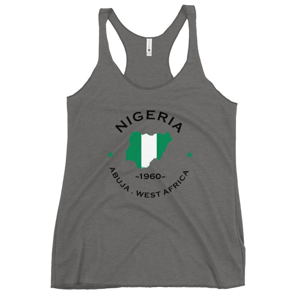 Nigerian Women&#39;s Racerback Tank