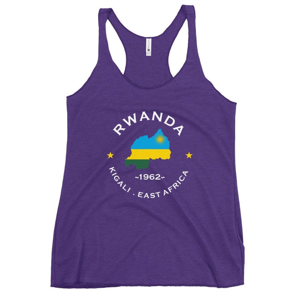Rwandan Women&#39;s Racerback Tank