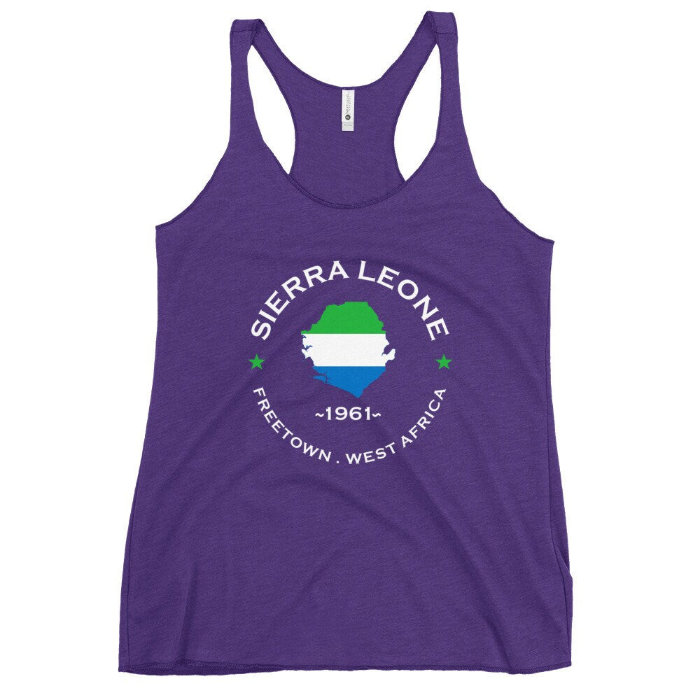 Sierra Leonean Women&#39;s Racerback Tank