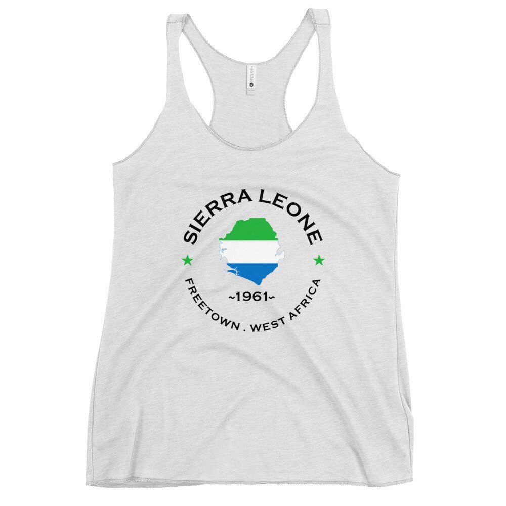 Sierra Leonean Women&#39;s Racerback Tank