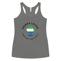 Sierra Leonean Women&#39;s Racerback Tank
