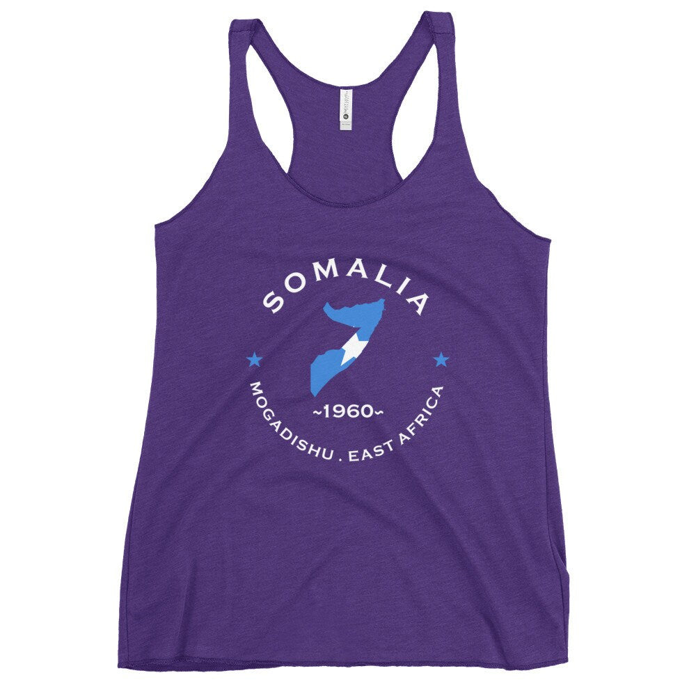 Somalian Women&#39;s Racerback Tank