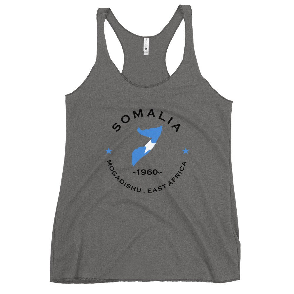 Somalian Women&#39;s Racerback Tank