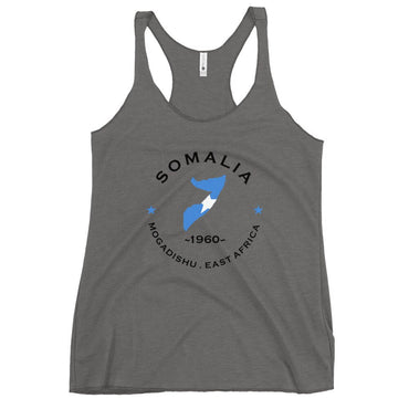 Somalian Women&#39;s Racerback Tank