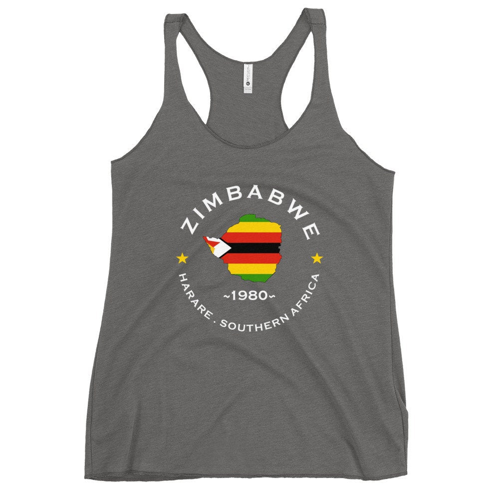 Zimbabwean Women&#39;s Racerback Tank