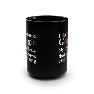 Liberian Inspired Black Mug- 15oz