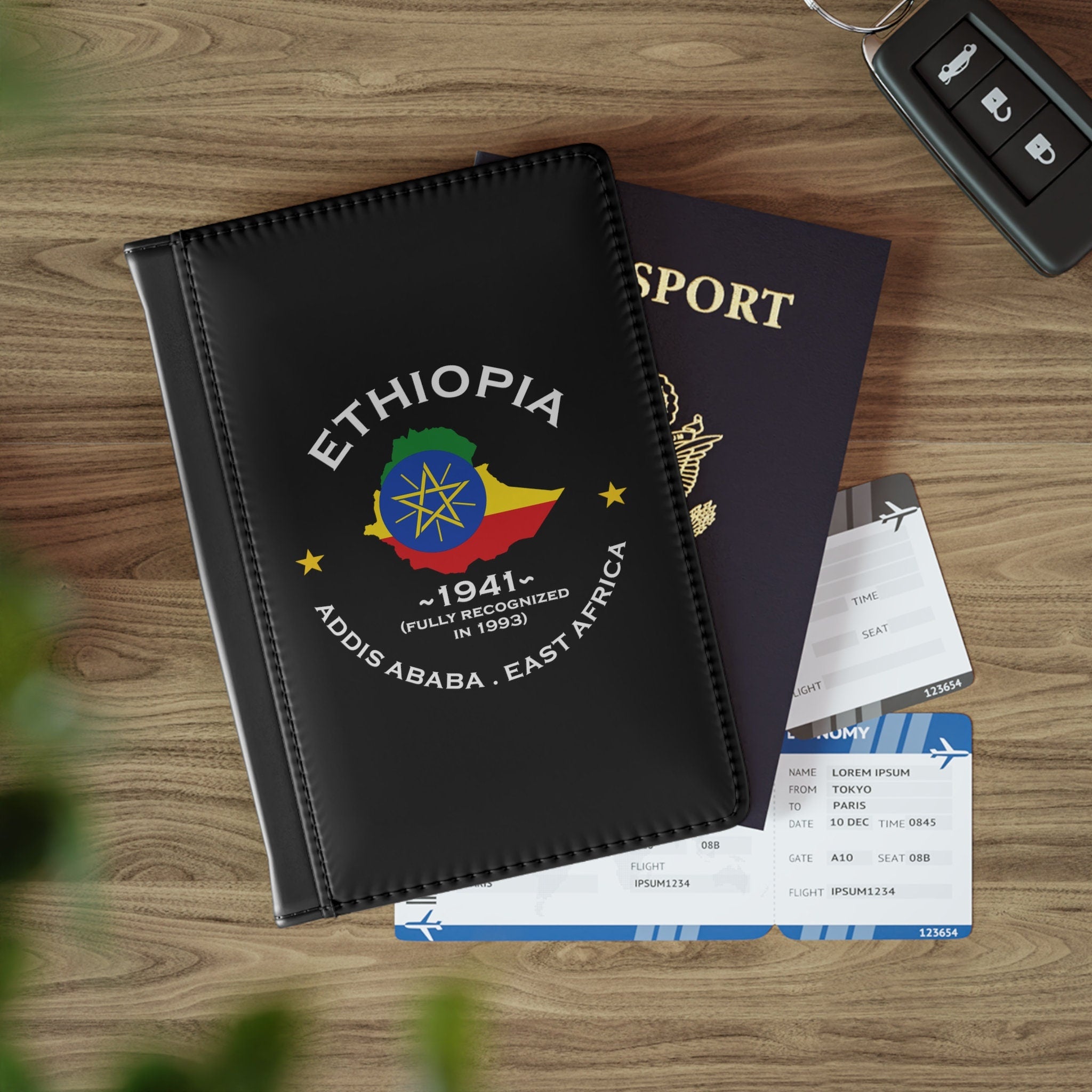 Ethiopian Passport Cover