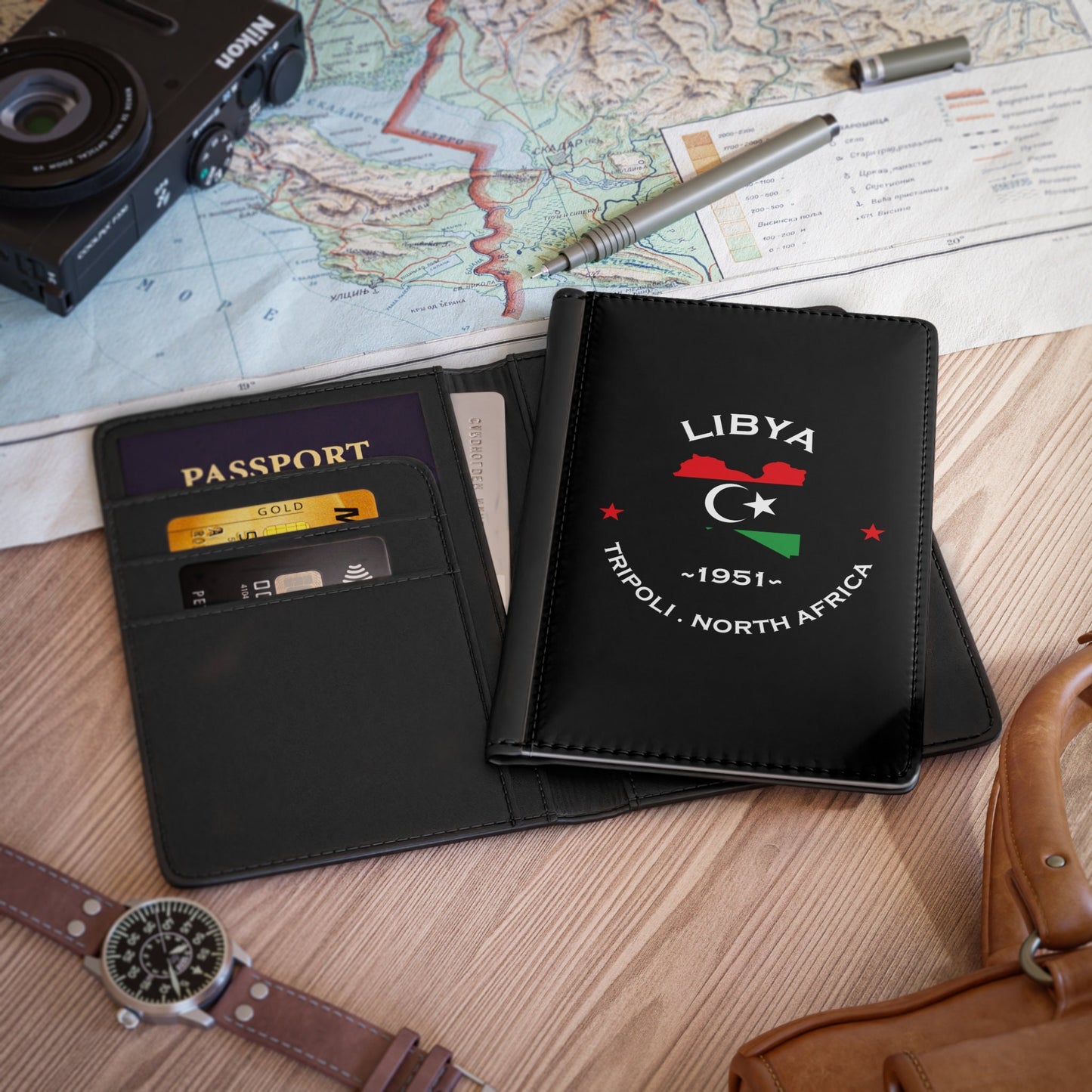 Libyan Passport Cover