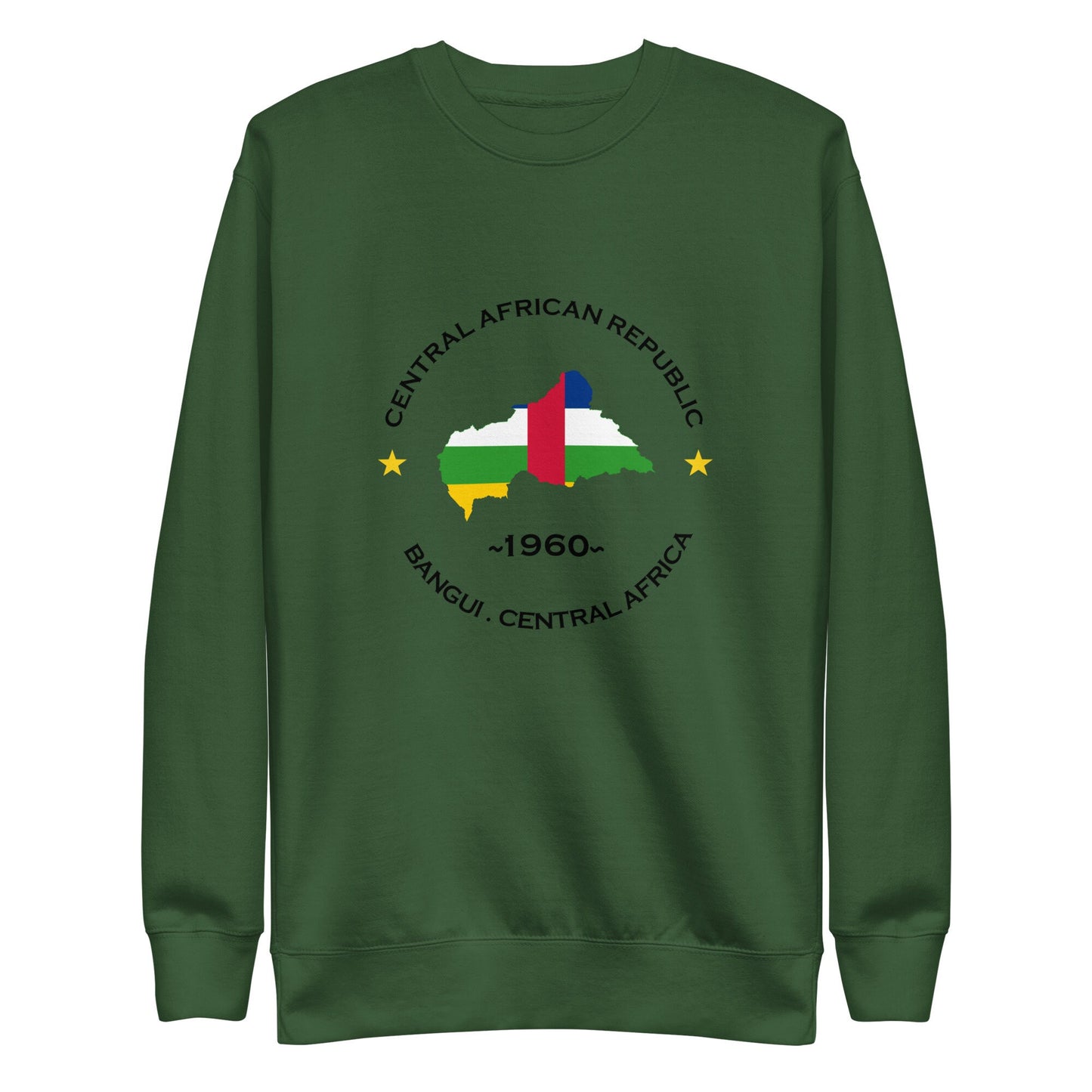 Central African Republic Unisex Premium Sweatshirt,African Tshirt,Africans in Diaspora,African American,African Couples,