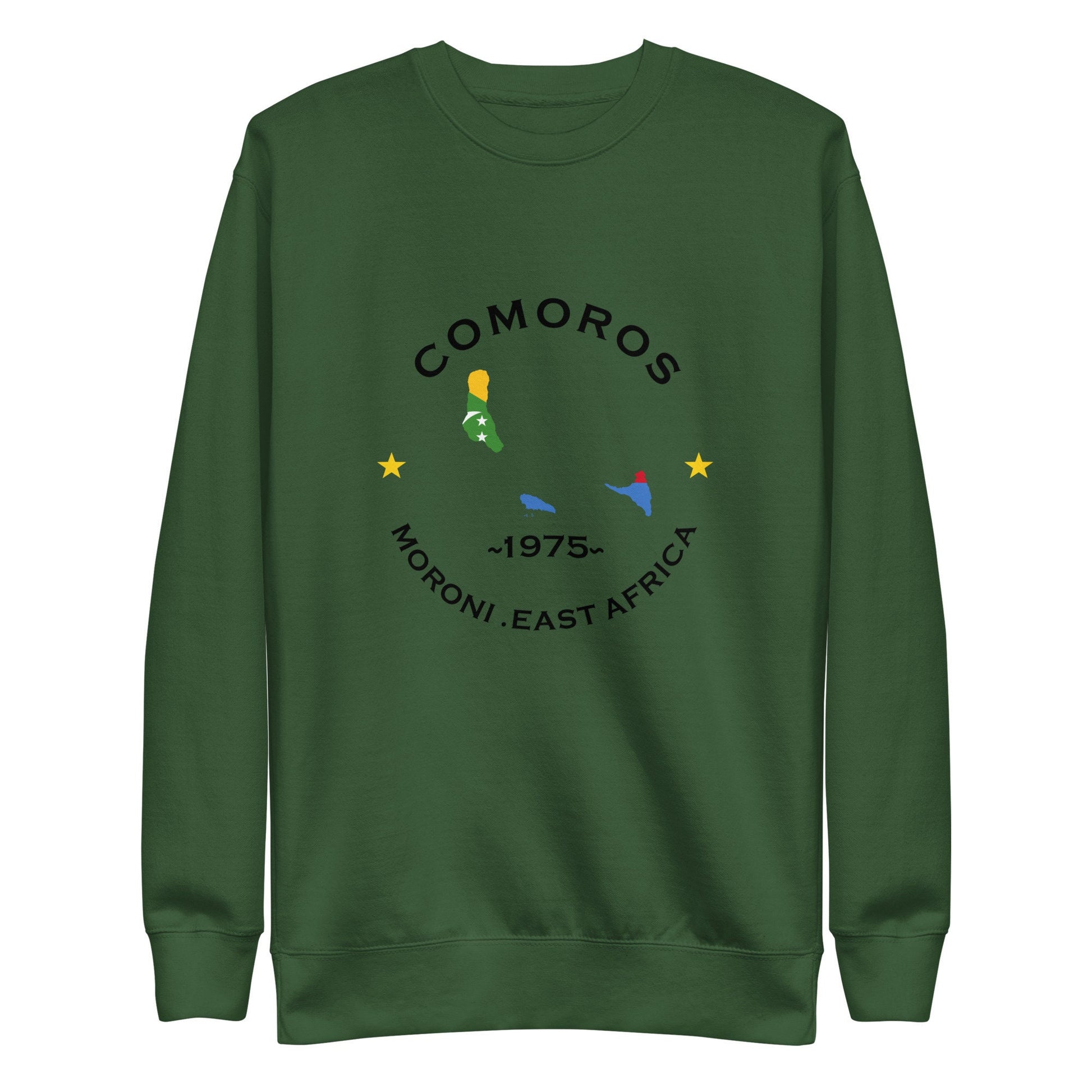 Comoros Unisex Premium Sweatshirt,African Tshirt,Africans in Diaspora,African American,African Couples,African Families,Gifts for Africans