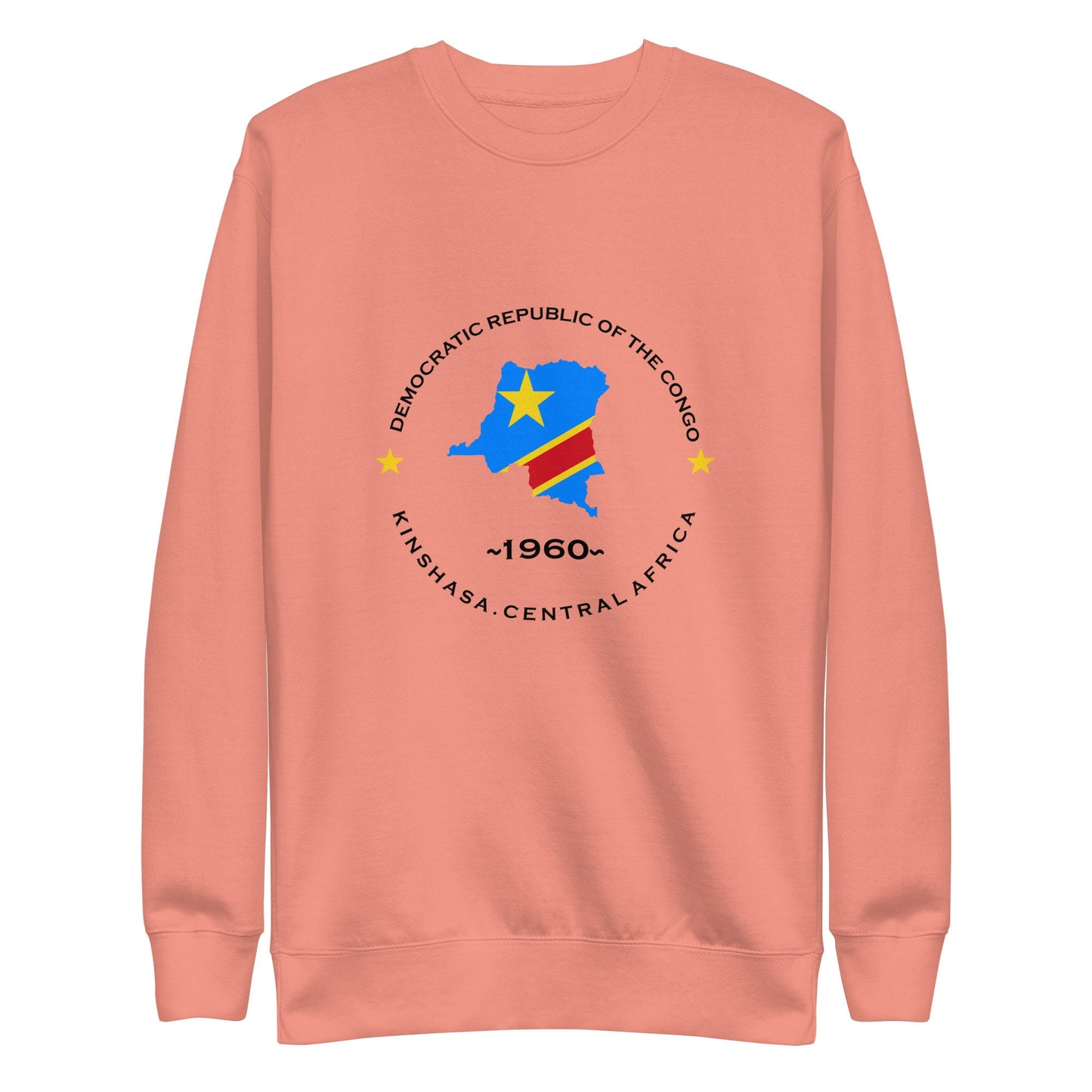 Congolese Unisex Premium Sweatshirt,African Tshirt,Africans in Diaspora,African American,African Couples,African Families,Gifts for Africans