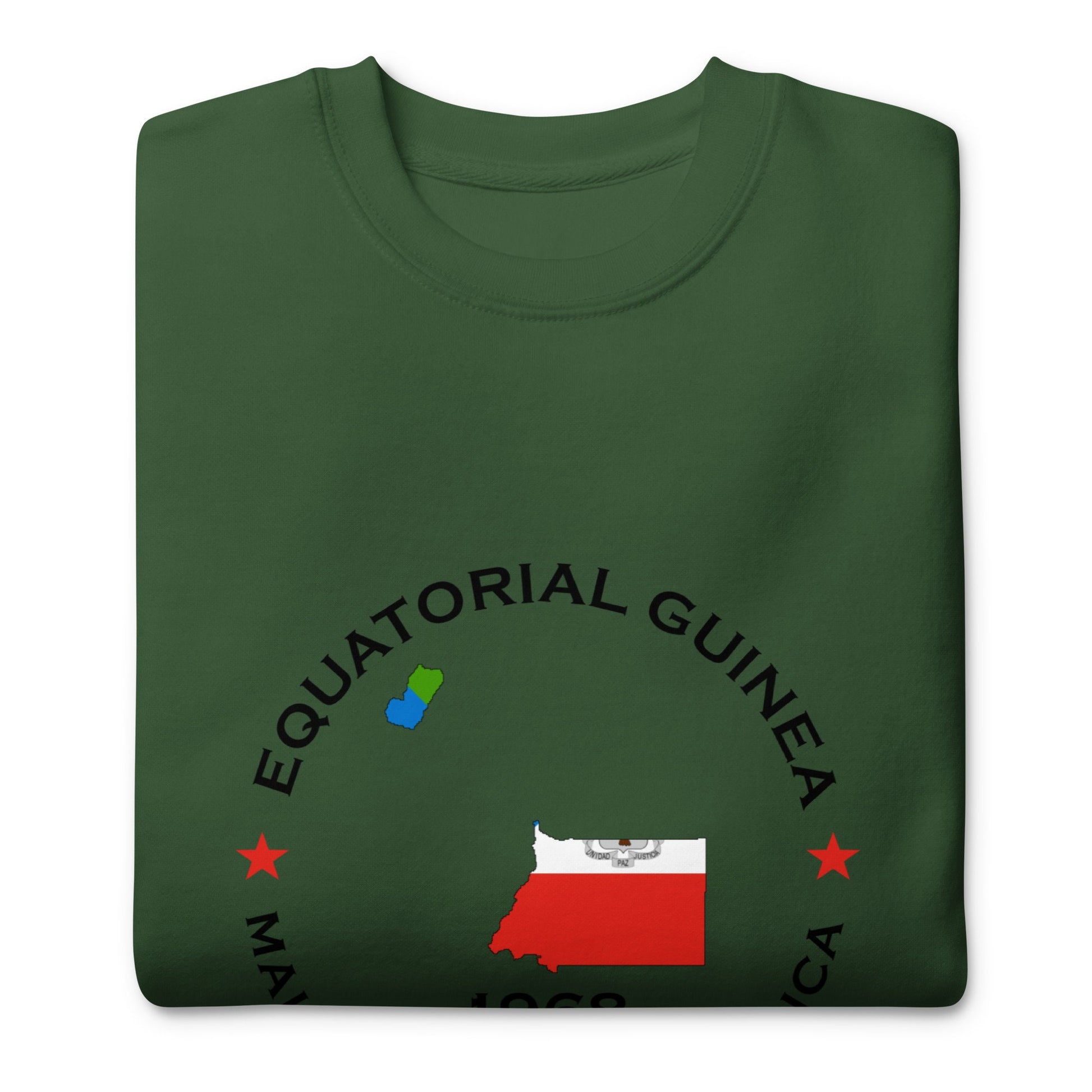 Equatorial Guinea Unisex Premium Sweatshirt,African Tshirt,Africans in Diaspora,African American,African Couples,African Families,