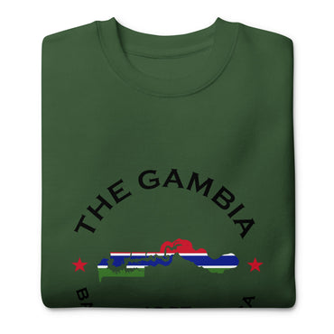 Gambian Unisex Premium Sweatshirt,African Tshirt,Africans in Diaspora,African American,African Couples,African Families,Gifts for Africans