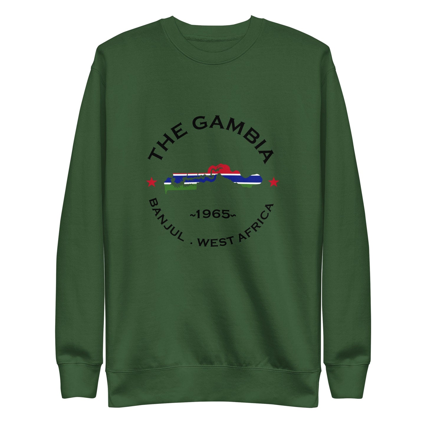 Gambian Unisex Premium Sweatshirt,African Tshirt,Africans in Diaspora,African American,African Couples,African Families,Gifts for Africans