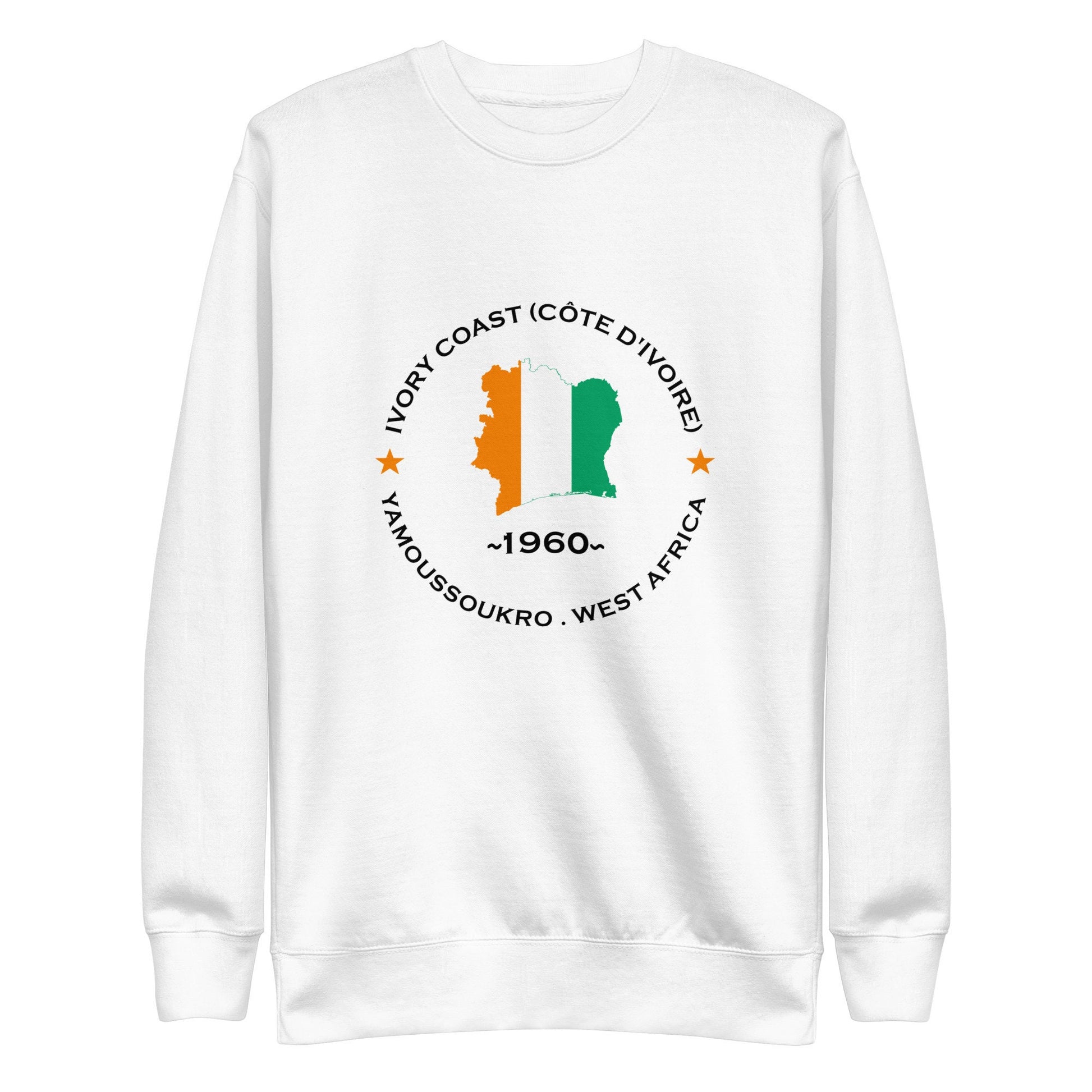 Ivorian Unisex Premium Sweatshirt,African Tshirt,Africans in Diaspora,African American,African Couples,African Families,Gifts for Africans