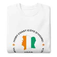 Ivorian Unisex Premium Sweatshirt,African Tshirt,Africans in Diaspora,African American,African Couples,African Families,Gifts for Africans