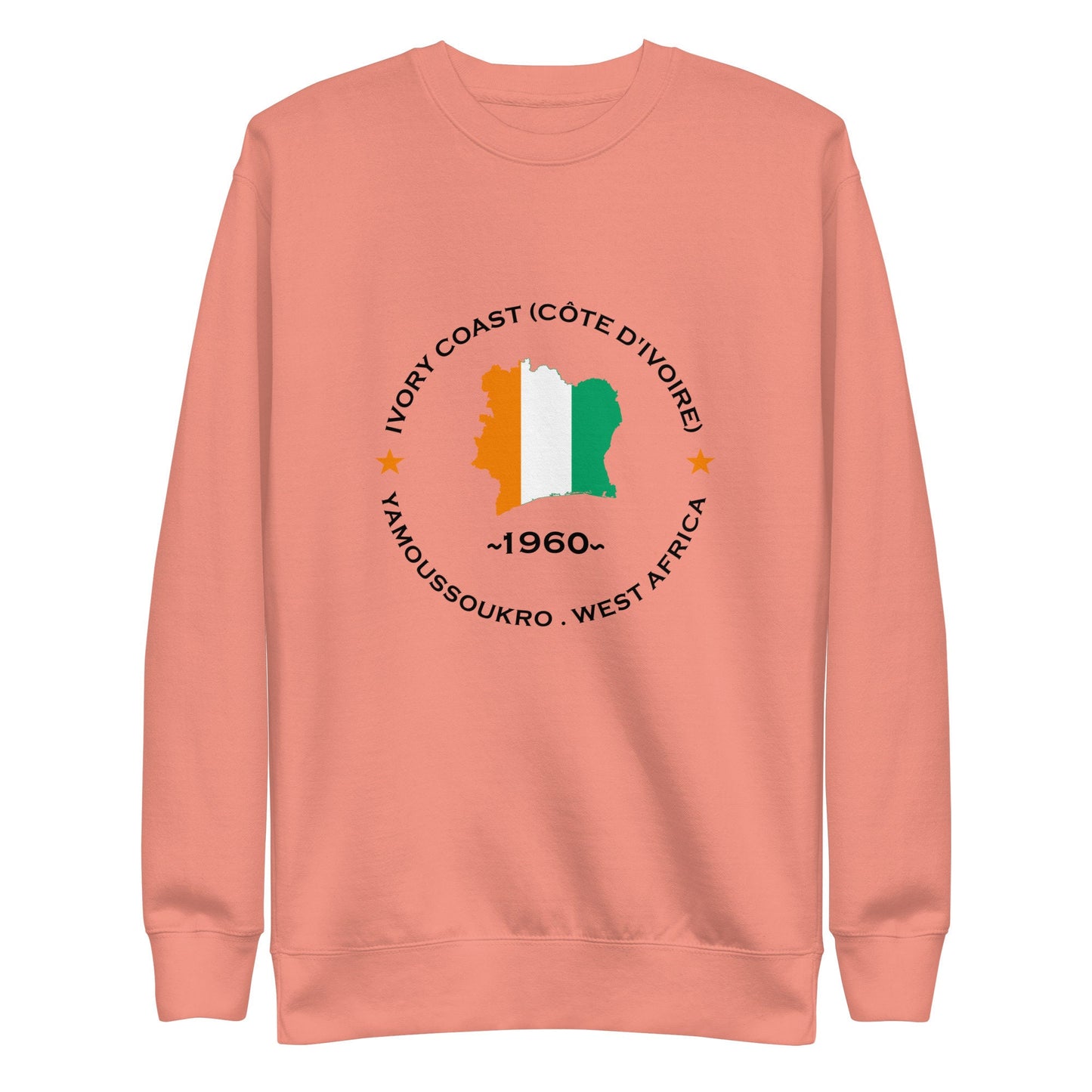 Ivorian Unisex Premium Sweatshirt,African Tshirt,Africans in Diaspora,African American,African Couples,African Families,Gifts for Africans