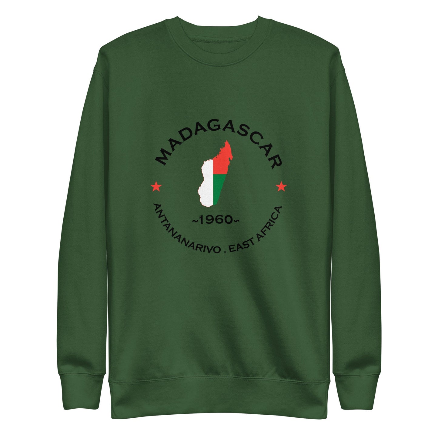 Madagascar Unisex Premium Sweatshirt,African Tshirt,Africans in Diaspora,African American,African Couples,African Families,