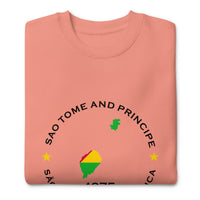 Sao Tome and Principe Unisex Premium Sweatshirt,African Tshirt,Africans in Diaspora,African American,African Couples,African Families