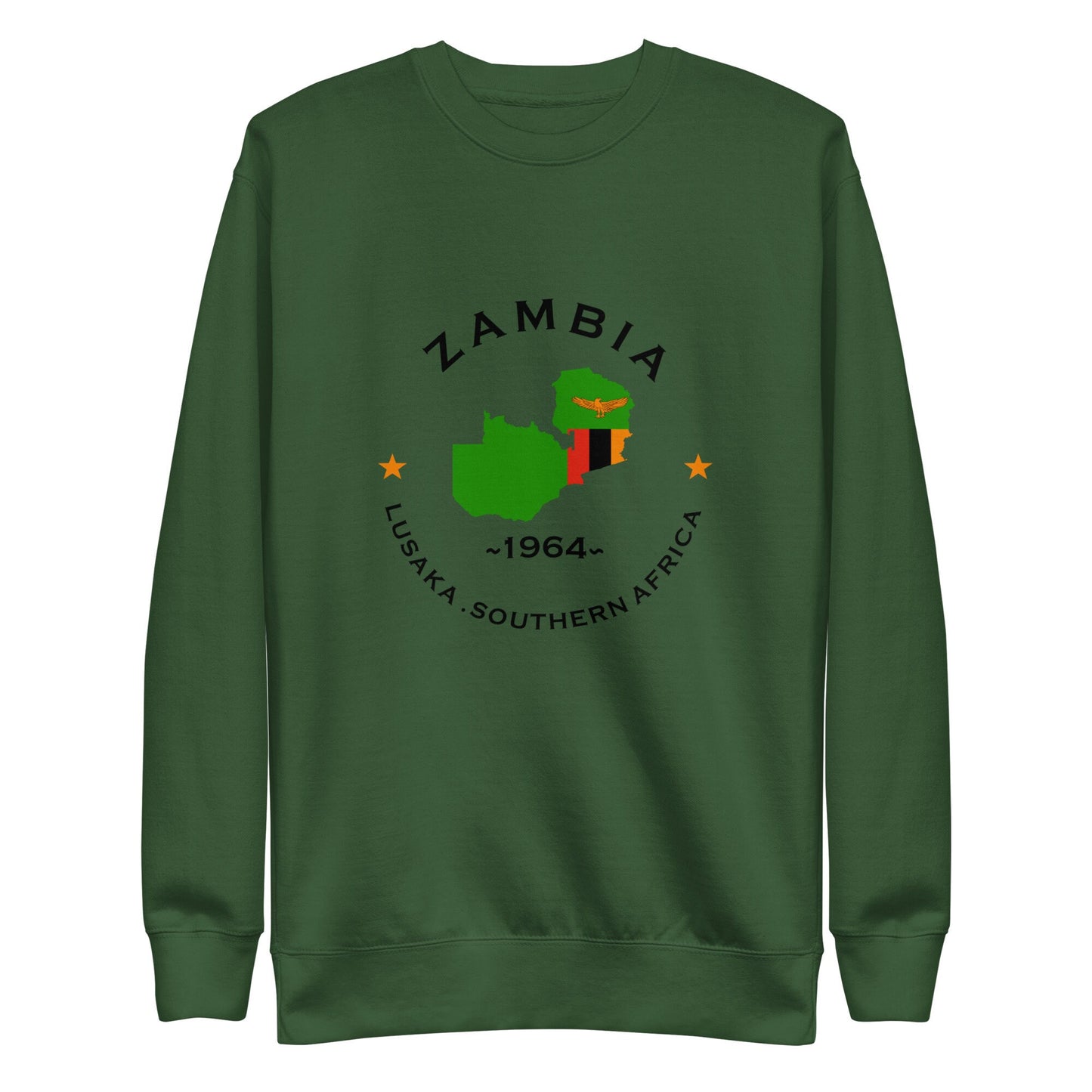 Zambian Unisex Premium Sweatshirt,African Tshirt,Africans in Diaspora,African American,African Couples,African Families,Gifts for Africans