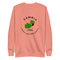 Zambian Unisex Premium Sweatshirt,African Tshirt,Africans in Diaspora,African American,African Couples,African Families,Gifts for Africans