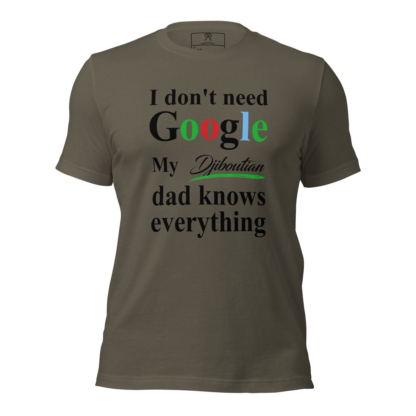 Djiboutian Dad Tshirt, Funny Dad tshirt, African Dad Tshirt, Father&#39;s Day Tshirt, Couples Tshirt, African Couple.