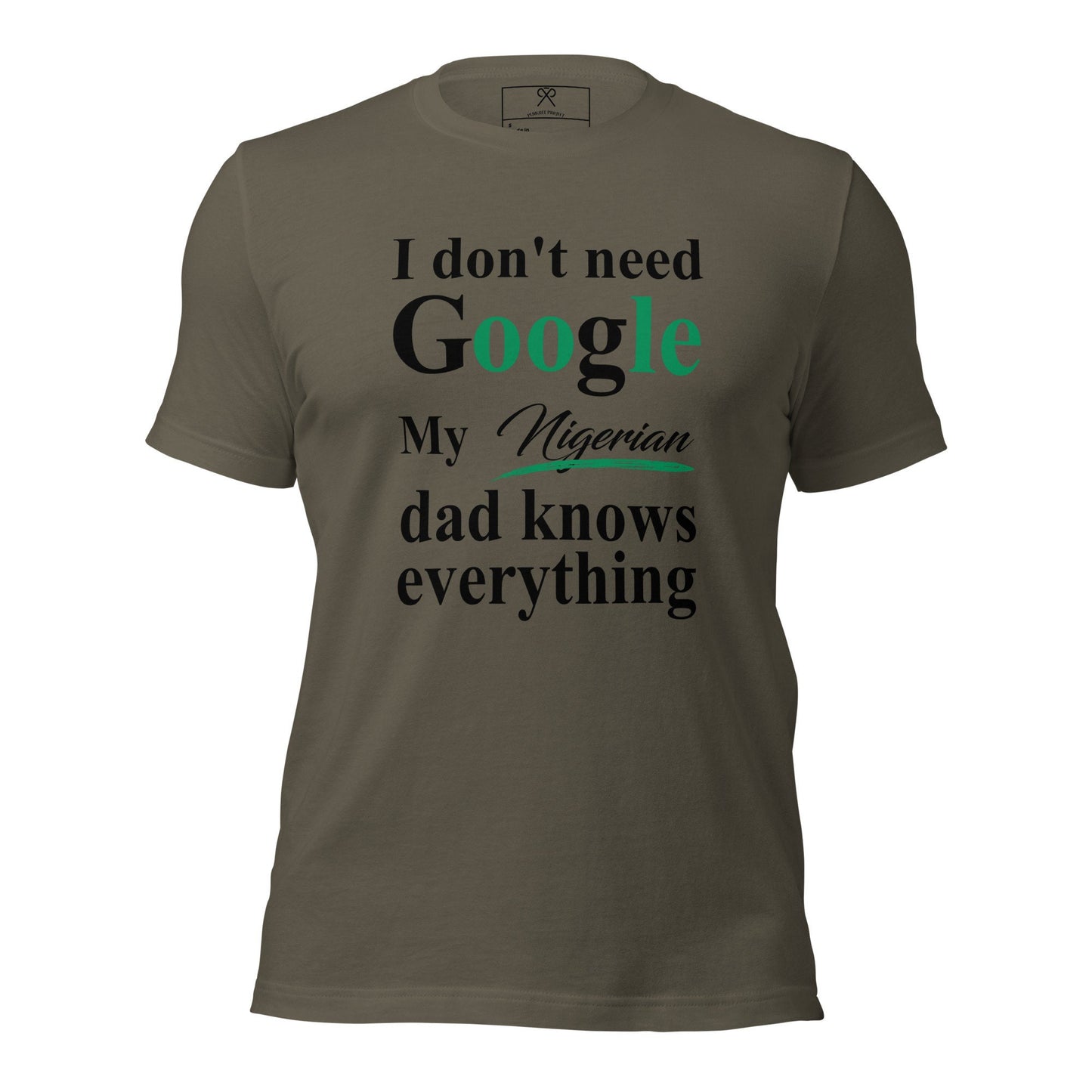 Nigerian Dad Tshirt, Funny Dad tshirt, African Dad Tshirt, Father&#39;s Day Tshirt, Couples Tshirt, African Couple.