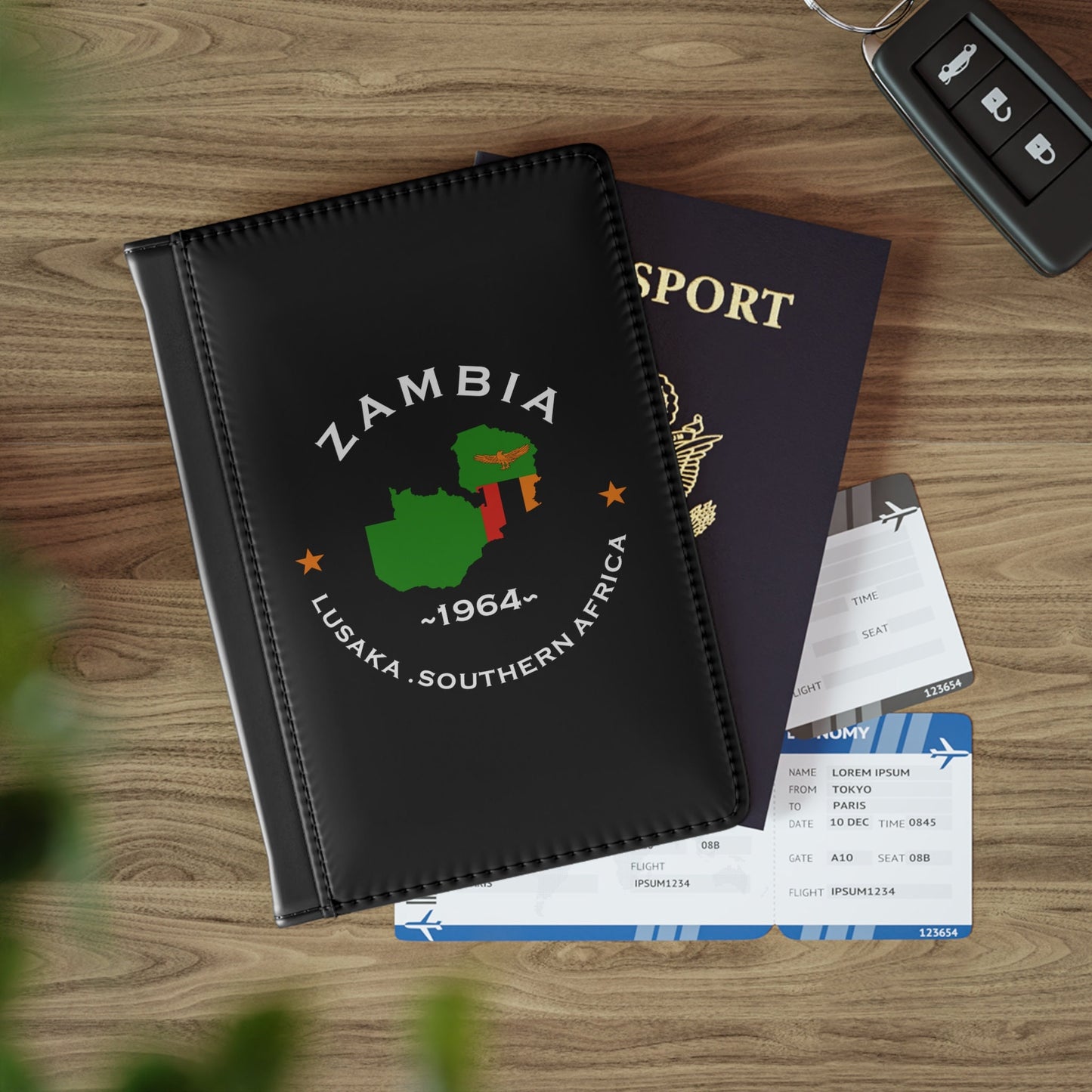 Zambian Passport Cover