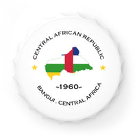 Central African Republic Bottle Opener and Fridge Magnet