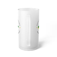 Central African Republic  Frosted Glass Beer Mug