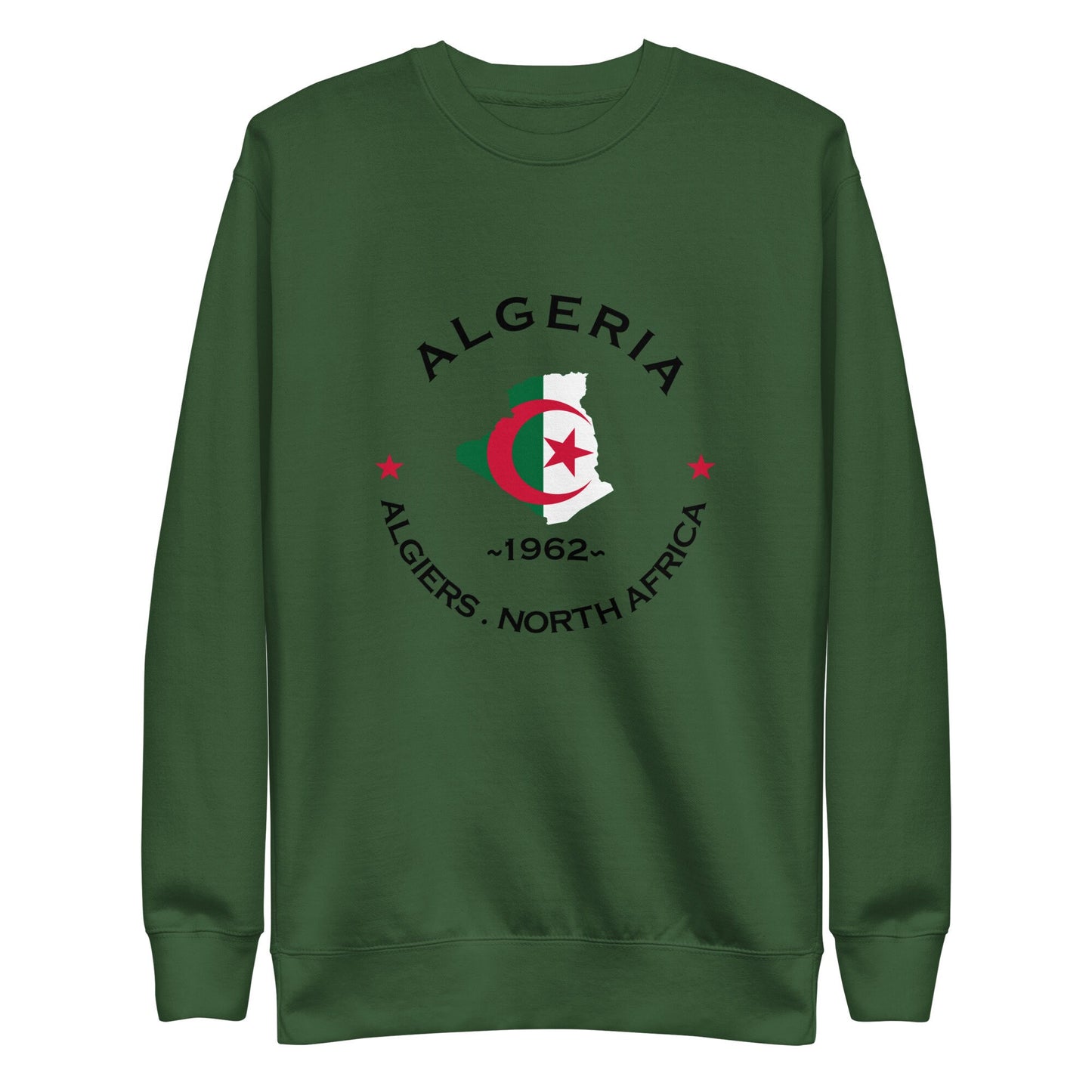 Algeria Unisex Premium Sweatshirt,African Tshirt,Africans in Diaspora,African American,African Couples,African Families,Gifts for Africans