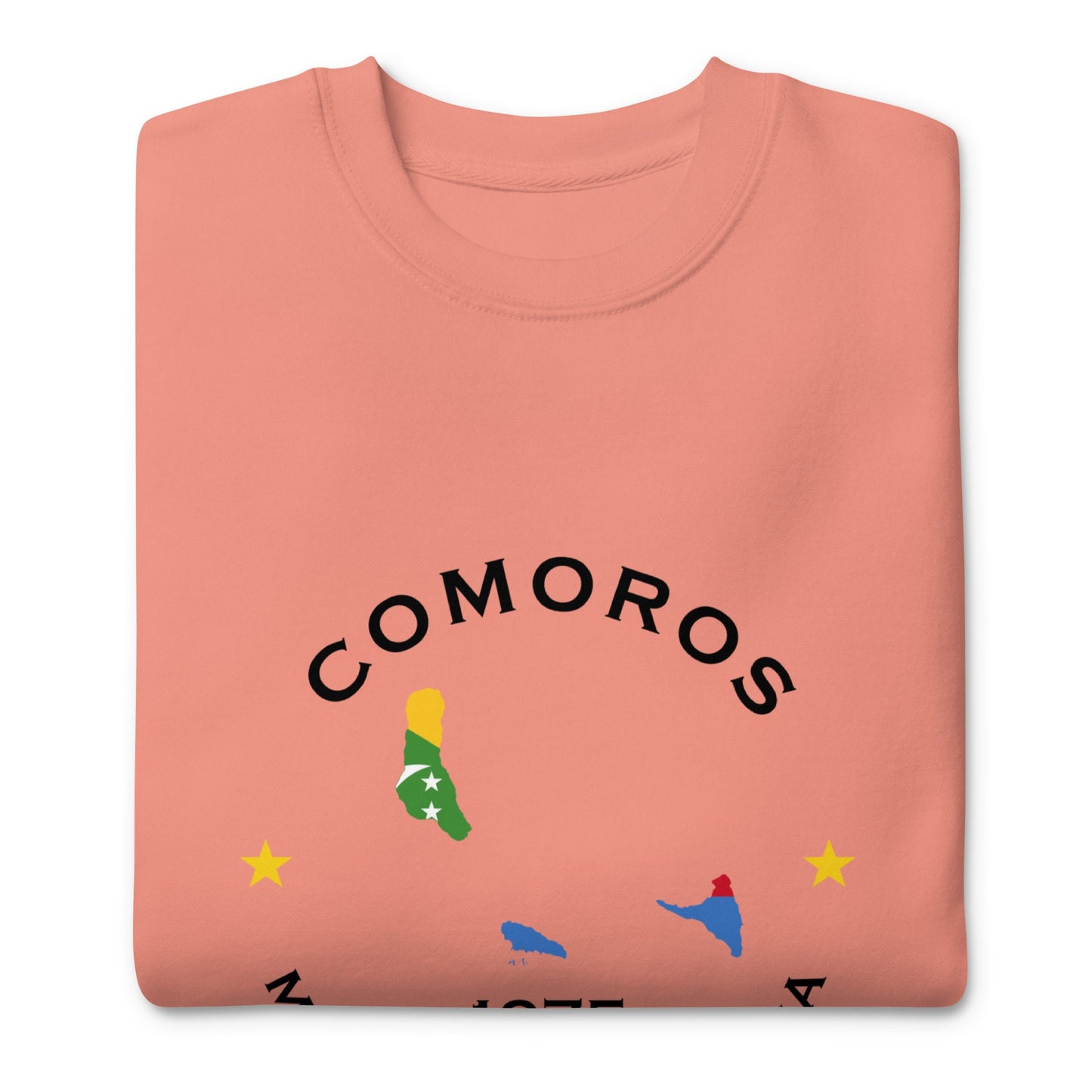 Comoros Unisex Premium Sweatshirt,African Tshirt,Africans in Diaspora,African American,African Couples,African Families,Gifts for Africans