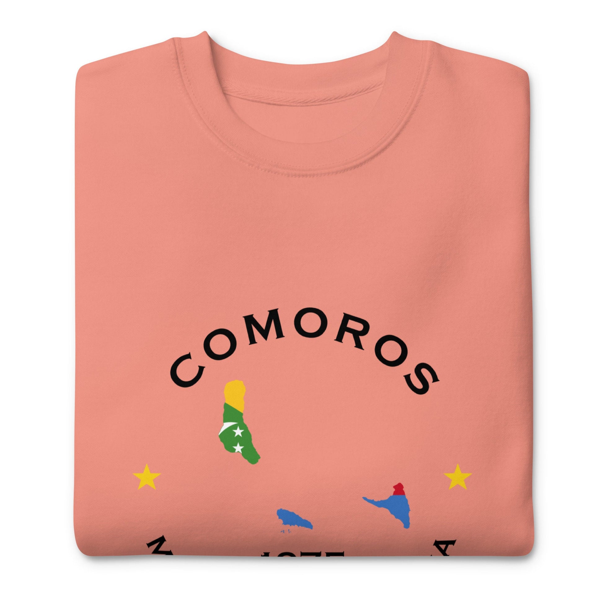 Comoros Unisex Premium Sweatshirt,African Tshirt,Africans in Diaspora,African American,African Couples,African Families,Gifts for Africans