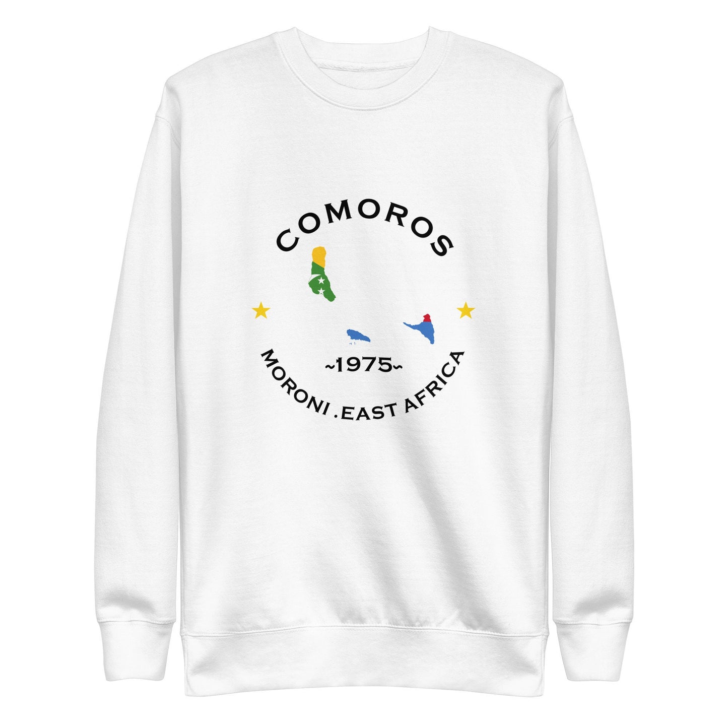 Comoros Unisex Premium Sweatshirt,African Tshirt,Africans in Diaspora,African American,African Couples,African Families,Gifts for Africans