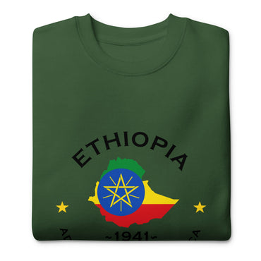 Ethiopian Unisex Premium Sweatshirt,African Tshirt,Africans in Diaspora,African American,African Couples,African Families,Gifts for Africans