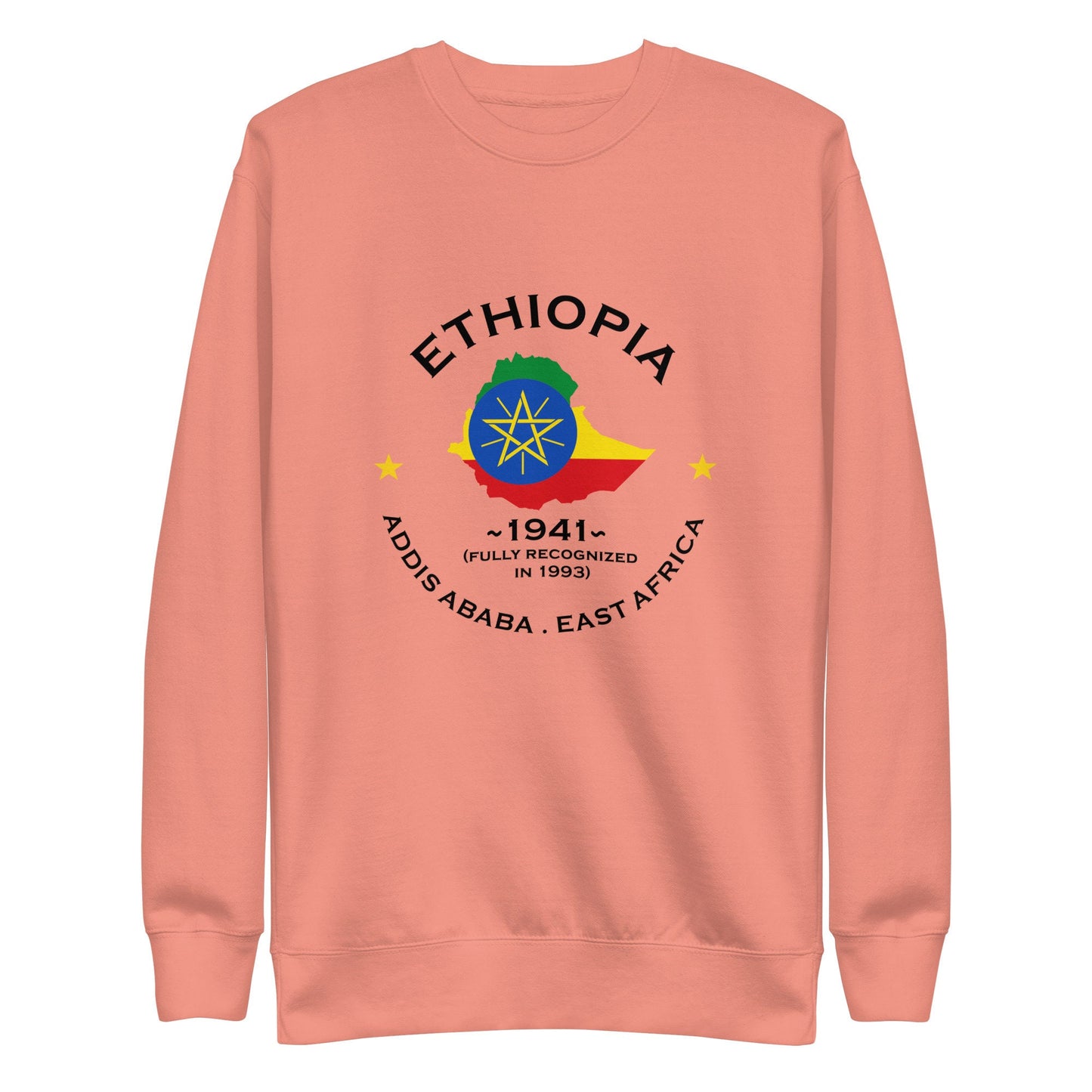 Ethiopian Unisex Premium Sweatshirt,African Tshirt,Africans in Diaspora,African American,African Couples,African Families,Gifts for Africans