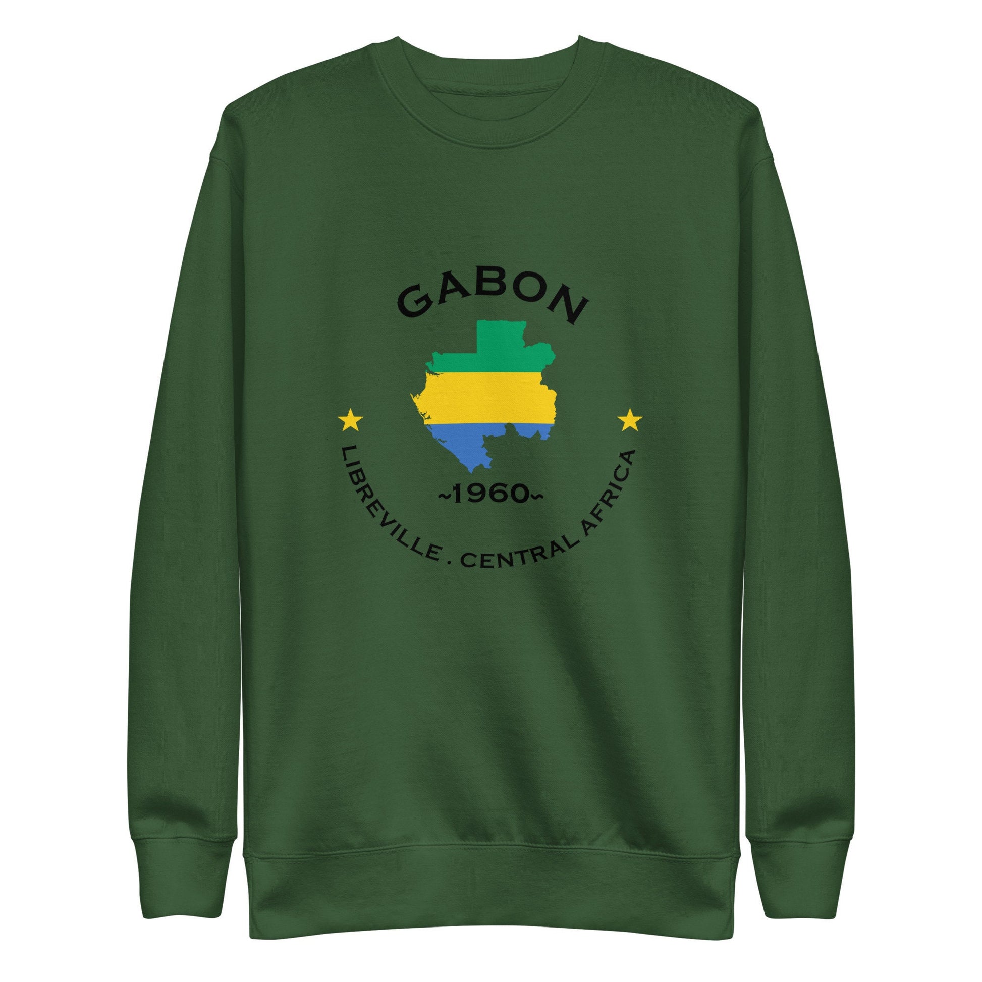 Gabonese Unisex Premium Sweatshirt,African Tshirt,Africans in Diaspora,African American,African Couples,African Families,Gifts for Africans